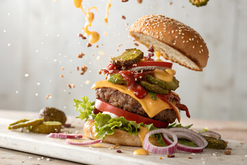 Exploding Hamburger