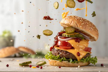 Exploding Hamburger