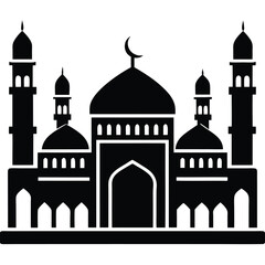 icon of the grand mosque in makkah