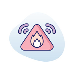 Dangerous Goods Label Vector icon