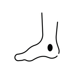 swelling  Vector icon