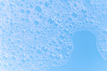 石鹸の泡の背景	