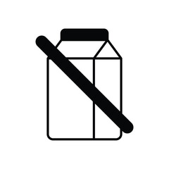 No milk Vector icon