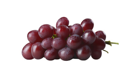 Fototapeta premium bunch of red grapes on white background