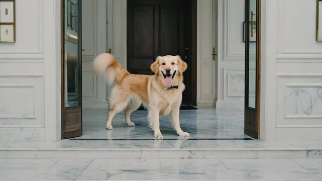 Goldie loves indoors