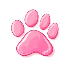 Obraz premium paw print icon
