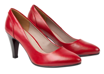 Stylish red high heel shoes for modern fashion enthusiasts