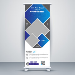 business roll up display standee for presentation purpose