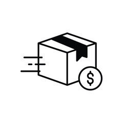 Shipping Cost Vector icon