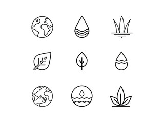 icon design environment earth day