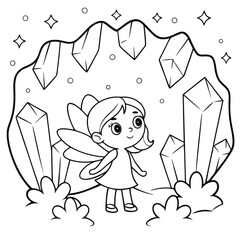 cute fairy coloring pages for kids