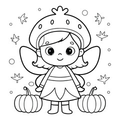 cute fairy coloring pages for kids