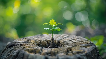 young plant growing, bokeh background hd banner, nature, nurturing