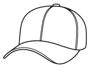 BASEBALL HAT SILHOUETTE