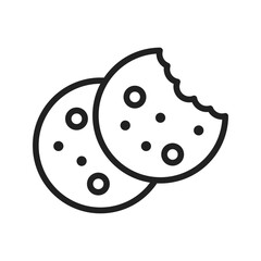 Cookies icon vector image. Suitable for mobile apps, web apps and print media.