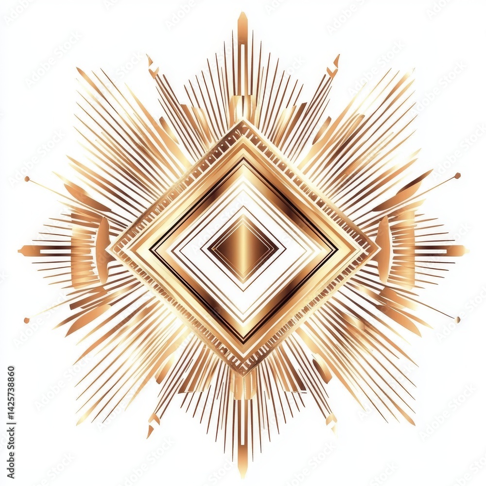 Poster a modern design element and illustration in a simple linear style, featuring a boho arch logo design
