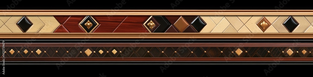 Poster a contemporary collection of linear frames and borders serves as abstract design elements for decora