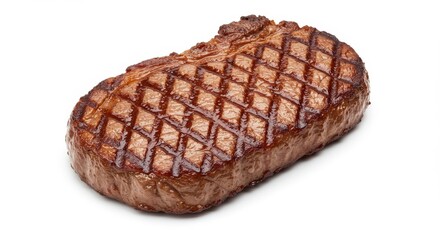  Steak Isolated on White