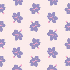 Seamless floral pattern. Cute floral pattern suitable for clothing, textiles, wrapping paper, backgrounds, wallpapers.