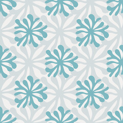 Seamless floral pattern. Cute floral pattern suitable for clothing, textiles, wrapping paper, backgrounds, wallpapers.