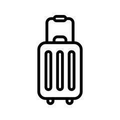 Luggage icon vector image. Suitable for mobile apps, web apps and print media.