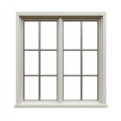 window on a white background