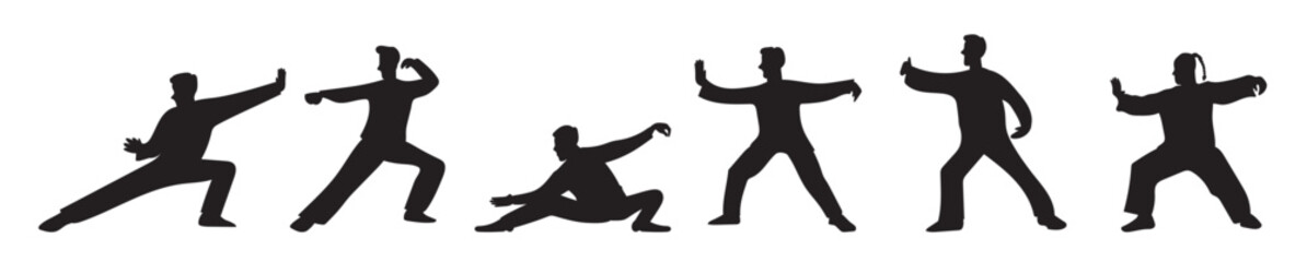 Tai Chi Vector Set