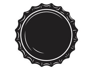 BEER BOTTLE CAP SILHOUETTE