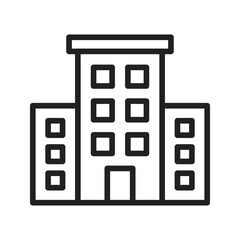 Accomodation icon vector image. Suitable for mobile apps, web apps and print media.