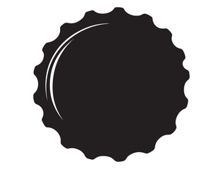 BEER BOTTLE CAP SILHOUETTE