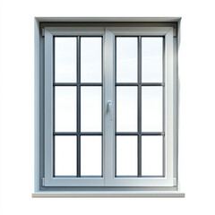 mirror window on a white background