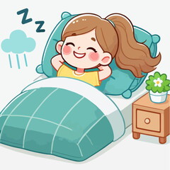 kids wake up happy sleep
