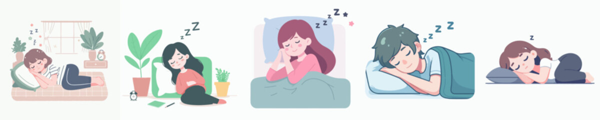 woman sleeping soundly