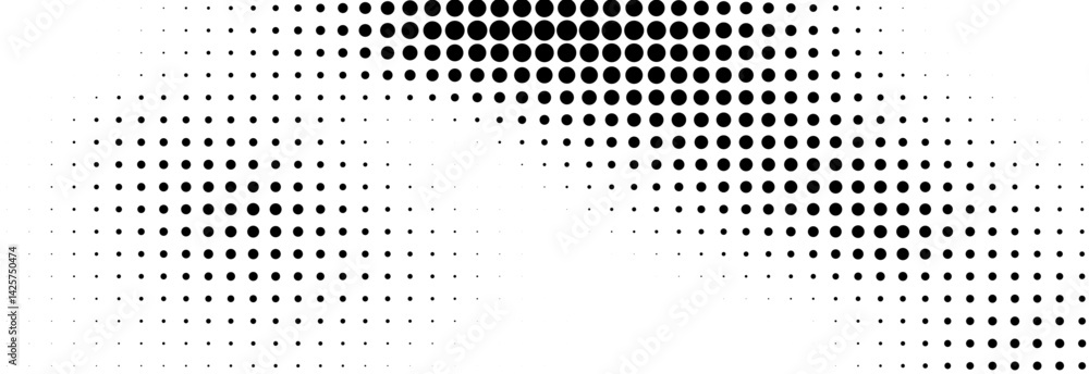 Fototapete Abstract background with halftone noise. Vector stipple pointillism texture. Sand, grain gradient pattern on transparent background.	