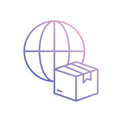 Logistics Support Vector icon