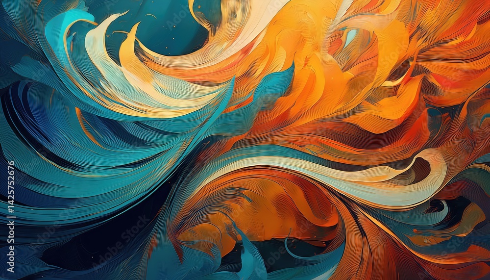 Poster abstract texture at3 vibrant kaleidoscope of rustic grunge swirling in a timeless dreamscape, embrac