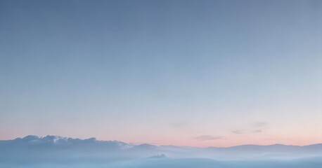 Fototapeta premium Soft pastel blue abstract gradient, serene sky , gradation, color, canvas