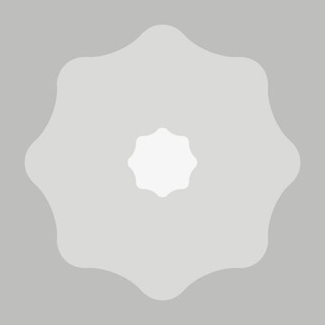 波型オブジェクトが次々に拡大するアブストラクト背景のループ動画（灰色）【正方形ビデオ】