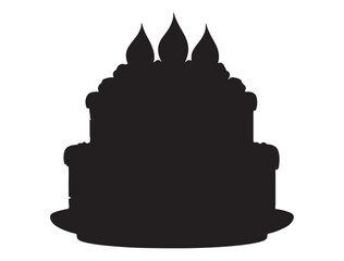 BIRTHDAY CAKE SILHOUETTE