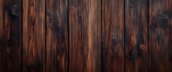 Naklejka premium Dark Wood Plank Texture