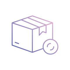 Recycle Delivery Vector icon