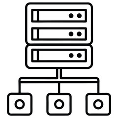 black and white icon set