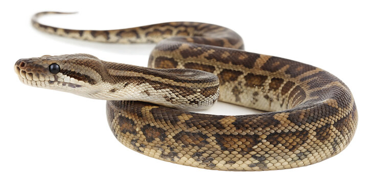 python isolated on white background. PNG