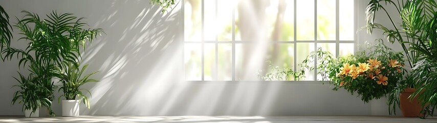 Sunlight through Window Plants