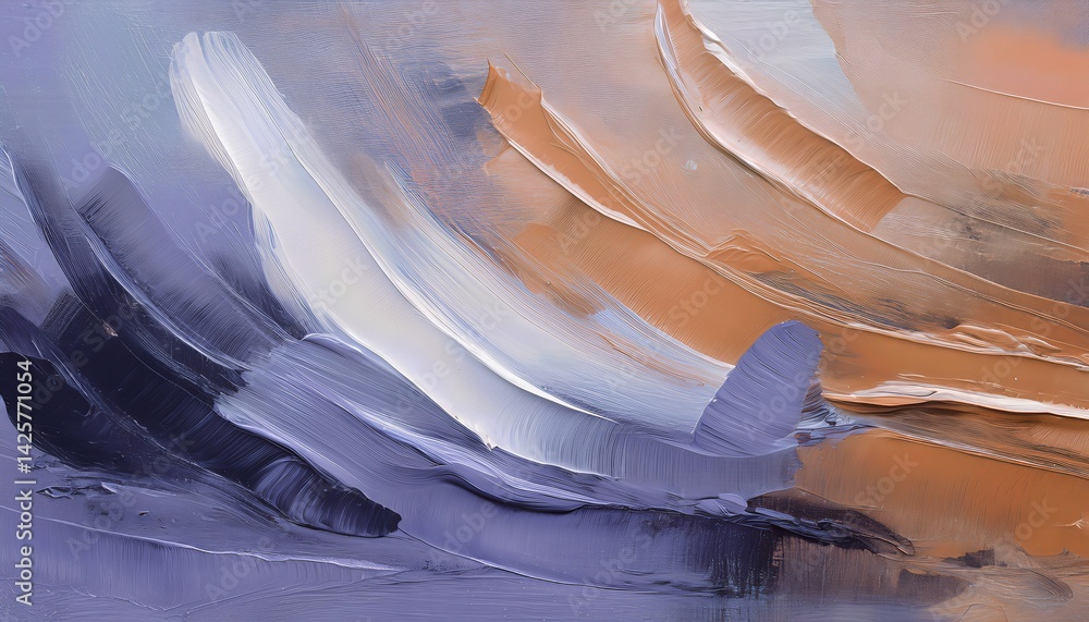Poster Stunning Abstract Acrylic Painting Vibrant Textured Canvas Background Embracing the Power of Color and Form in a Captivating Swirl of Energy