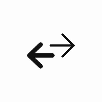 recommend clip art: horizontal arrows icon sign vector