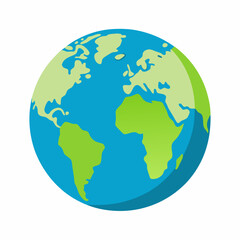 globe on white