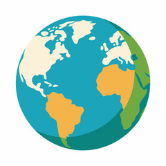 earth globe vector
