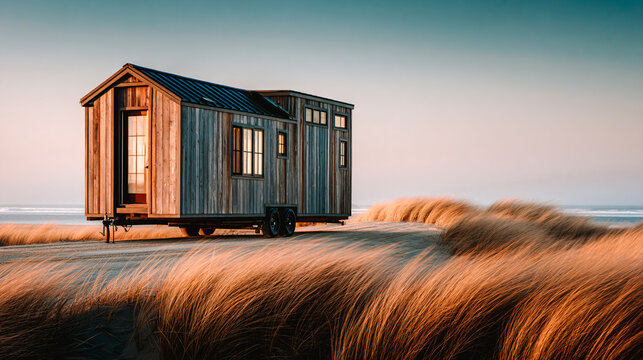 Tiny house sur la plage