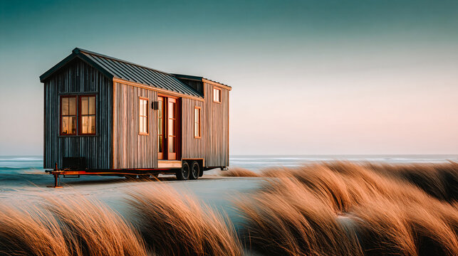 Tiny house sur la plage